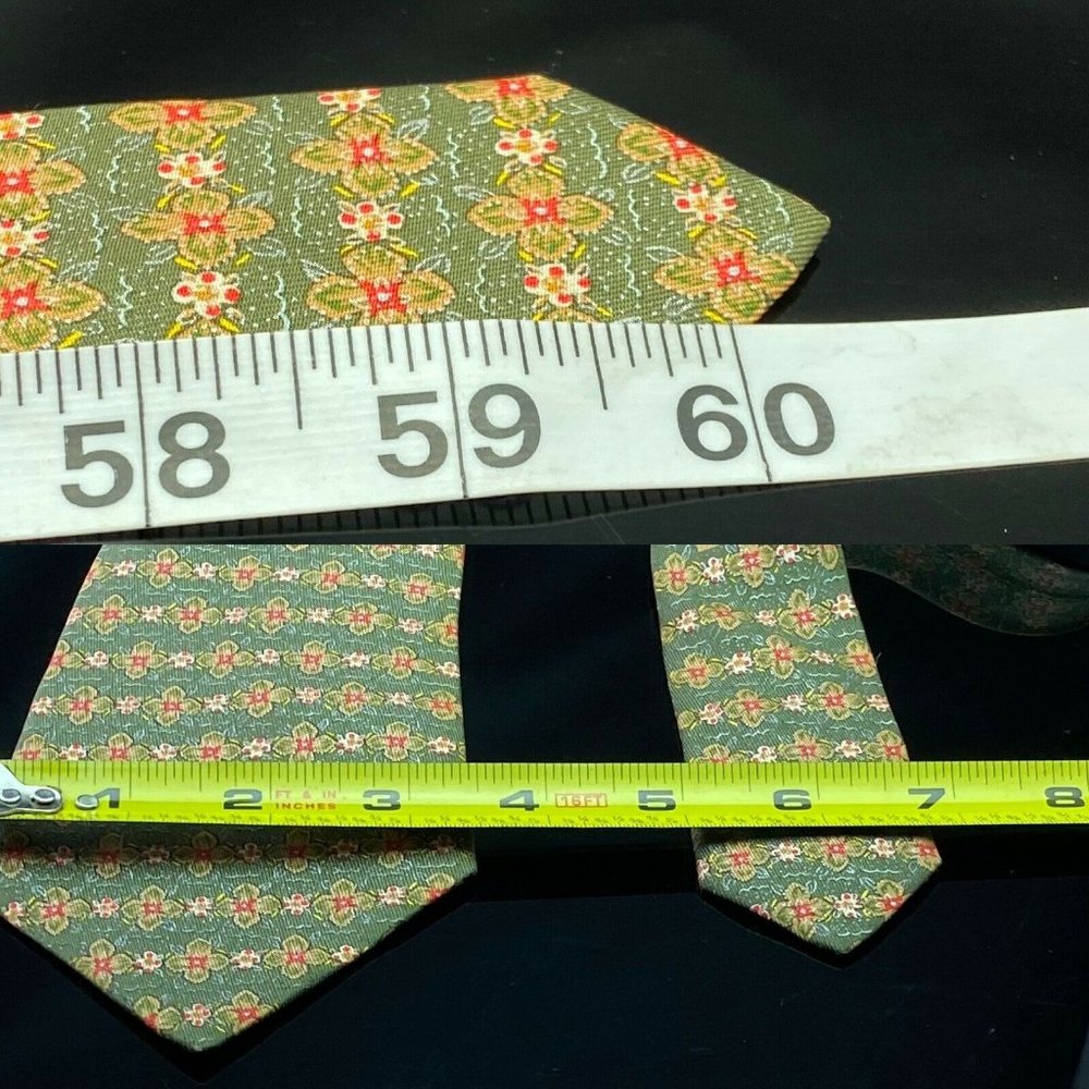 HERMES PARIS (7675 TA) TIE 100% SILK - Picture 3 of 8